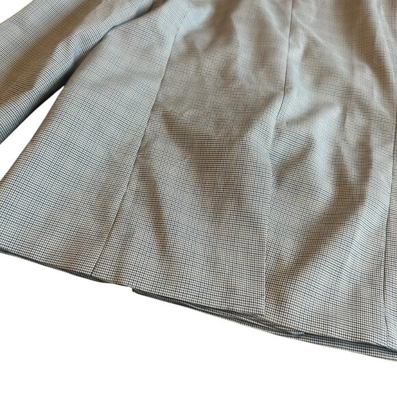 Remain Grey Plaid Check Button-Down Blazer Jacket Boxy Oversized Size 8 Women's - Picture 12 of 14